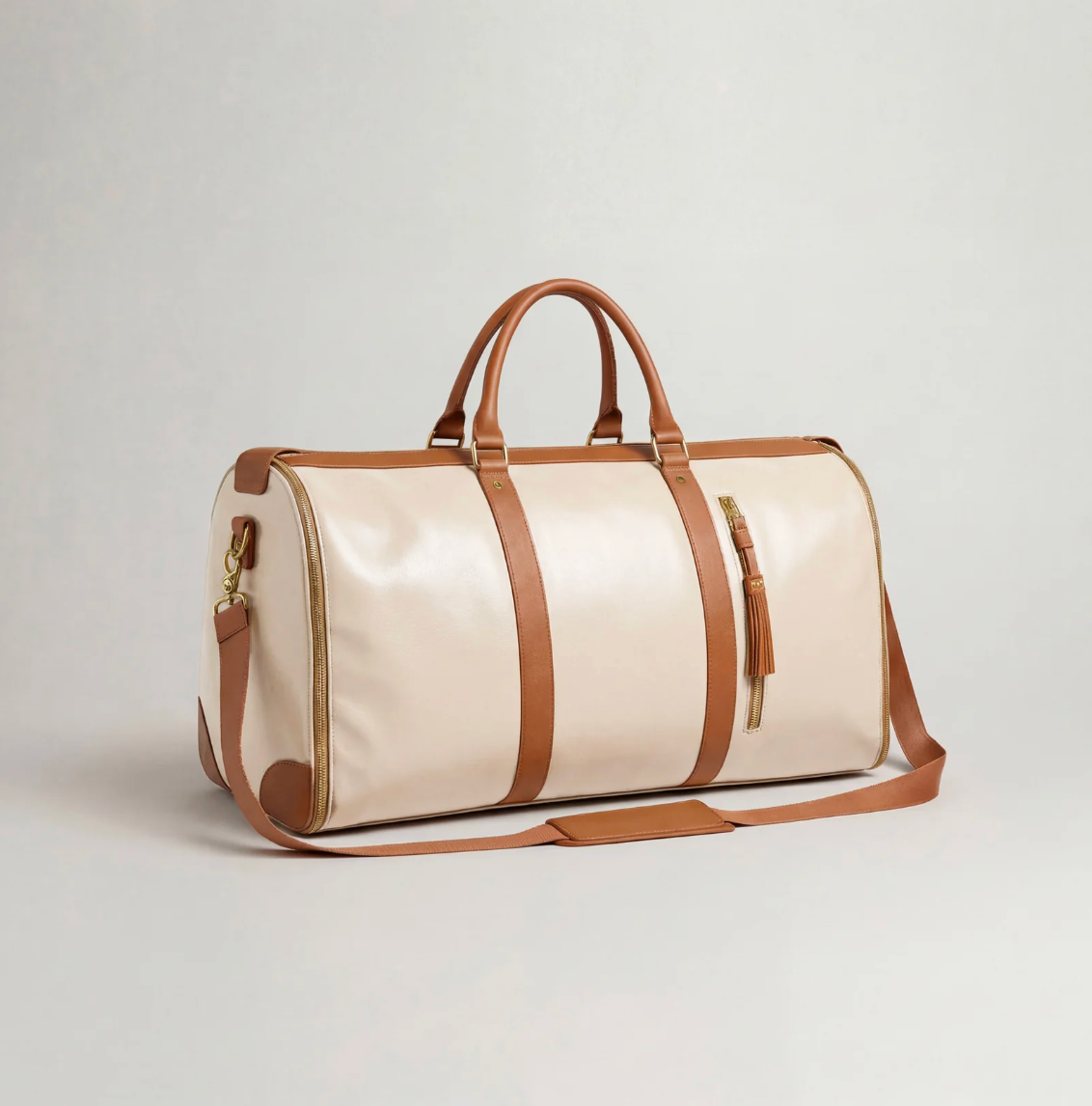 Carvons Duffle Bag — Beige