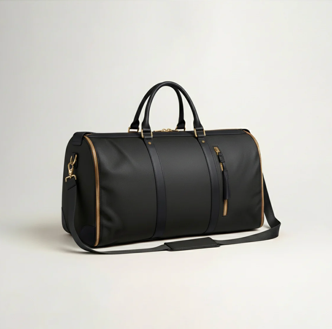 Carvons Duffle Bag — Jet Black